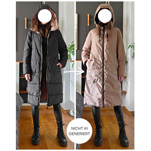 Zara damen steppmantel lang - damen,