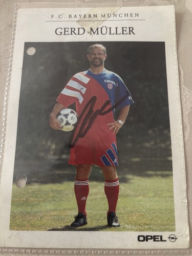 Gerd müller autogramm opel - müller,
