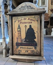 PUB SIGN WANDBOARD JACK THE RIPPER GIN DISTILLERY HOLZ SCHILD WANDDEKO BAR NEU