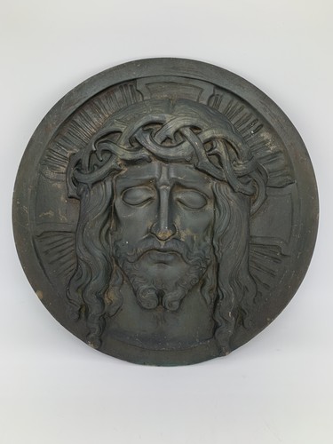 Jesus gesicht bronze - jesus, relief