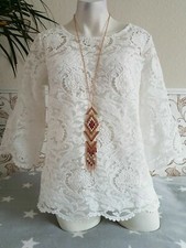 Damen Bluse Spitzenshirt
