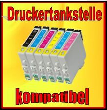 6x kompatibel Patronen INKs für EPSON STYLUS PHOTO 950 960 ersetzt T0331 - T0336