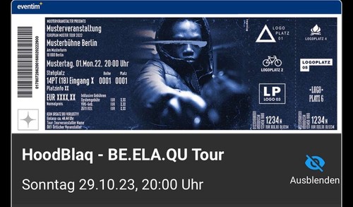 Hoodblaq konzertkarten - hoodblaq,