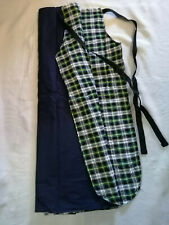 Bockdecke Bockschürze Kutschdecke Decke Kutsche, Wachsbockdecke blau 2. Wahl