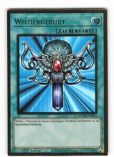Yugioh WIEDERGEBURT , mago-de045 Premium Gold Rare deutsch Near Mint 1. Auflage