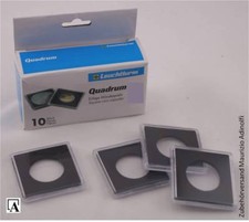 Leuchtturm Münzkapseln Quadrum 10erPack für 10 bis 41 mm hier auswählen   eckige