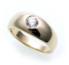 Ladies' men's ring brilliant