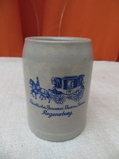 Bierkrug 0,25L Fürstliche Brauerei Thurn u. Taxis Regensburg | Steingut | Postku