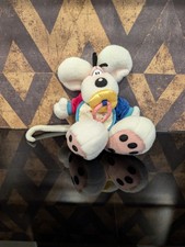 Diddl Maus weiß mit Kostüm Plüschfigur Sammlerstück ca. 30 cm