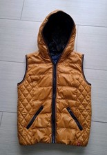 ? Senfgelbe Steppweste mit Kapuze von edc by Esprit Gr. M ?