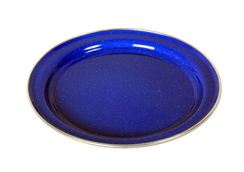 Emaille teller flach 26cm - emaille,