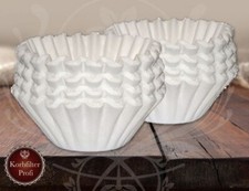 Korbfilter Kaffeefilter Filterkörbchen Filterpapier, Weiß 250/90 mm 1.000 Stück