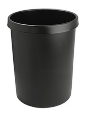 Papierkorb, schwarz