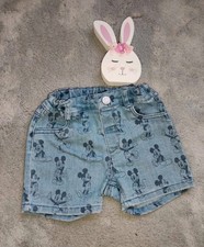 H&M Mickey Mouse Jeans Shorts Größe 86