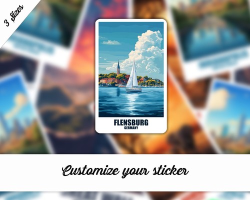 Flensburg aufkleber - flensburg,