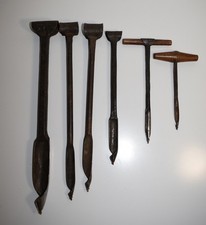 Lot 6 Alte Löffelbohrer