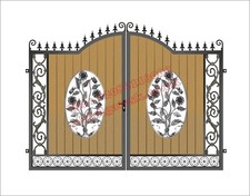 EINFAHRTSTORE/VERBUNDTOR/HOLZT