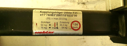 Uebler f31 kupplungsträger - f31,