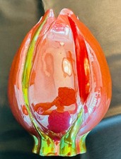 Zsolnay Eosin Tulip Vase by