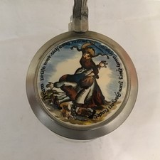 BIERSEIDEL GLAS MIT ZINNDECKEL