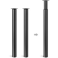 Metall Tischbeine Schwarz, 2