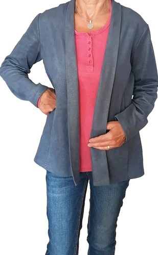 Wildlederimitat jacke - jacke,, l