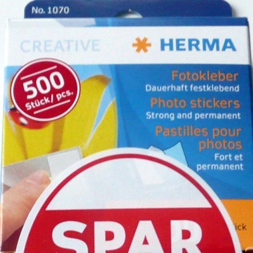 Herma 500 stück fotokleber - herma, 1x