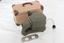 antiker Dunco Diaprojektor olivgrün Projektor im Koffer #9511
