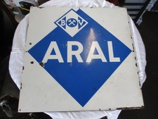 Vintage Großes Emaile Schild