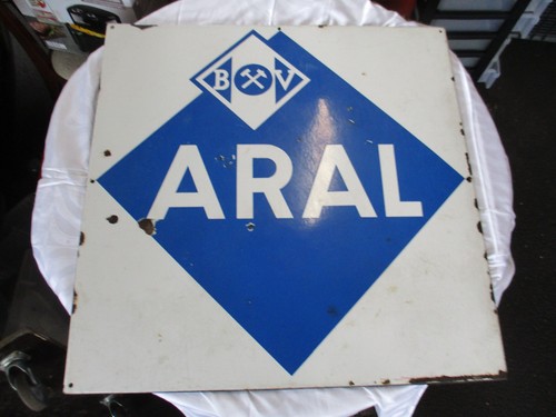 Vintage großes emaile - vintage, schild