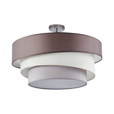 Lindby Deckenleuchte Melia Deckenlampe Lampe Leuchte 3-flammig E27 Braun Grau530