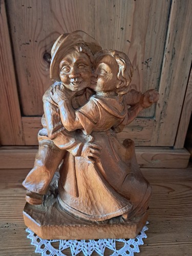 Holzfigur der alte holzmichl - holzfigur,,