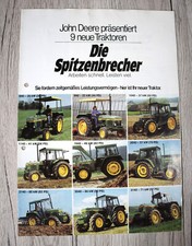 Original John Deere  Prospekt "Die Spitzenbrecher"
