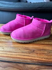 UGG Boots pink fuchsia Gr.37 mini ultra neuwertig