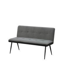 Bank 3-Sitzer Anthrazit/Grau