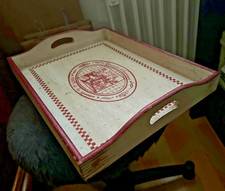 Haushaltstablett Echtholz Servierbrett shabby chic cuisine delicieuse