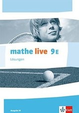 mathe live 9E. Ausgabe W: Lösungen Klasse 9 (E-Kurs) (ma... | Buch | Zustand gut
