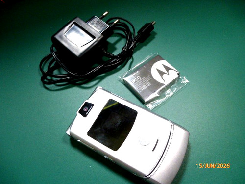 Razr silber von motorola - razr, v3