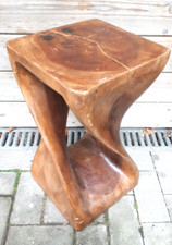 50cm Holz Hocker Couchtisch