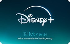 Disney+ Plus 12 Monate Premium (ohne Werbung) 4K Ultra-HD