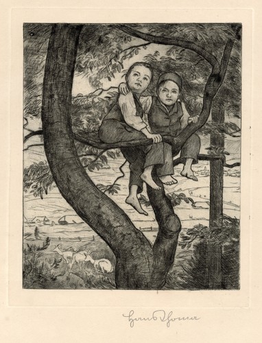 Hans thoma originalradierung - hans,
