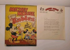Vintage Walt Disney Mickey Mouse Fabeln Buch Comic & wöchentlicher Clubbrief. London