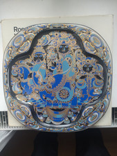 Rosenthal Weihnachtsteller 1978, Glas, Björn Wiinblad, OVP mit schwarzer Scheibe