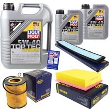 INSPEKTIONSKIT FILTER LIQUI MOLY ÖL 7L 5W-40 für BMW 3er E46 320i 323i 325i 320