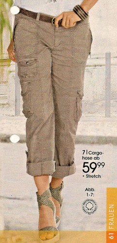 Stretch cargohose safarihose - stretch,