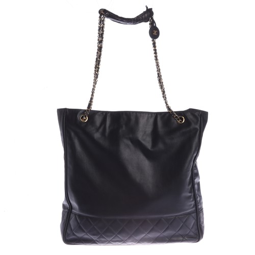 Chanel shopper schwarz sehr - chanel,