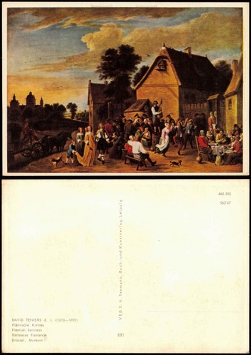 Künstlerkarte david teniers - david,