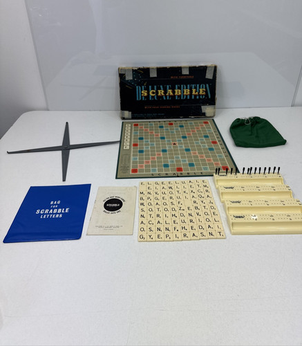 Scrabble deluxe edition - scrabble,