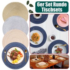 6er Set Rund Tischsets