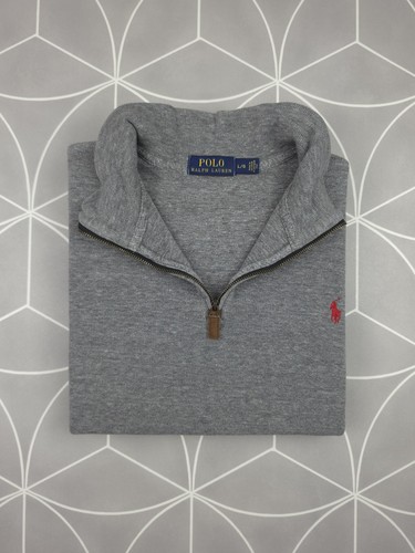Half zip ralph lauren grau - half,